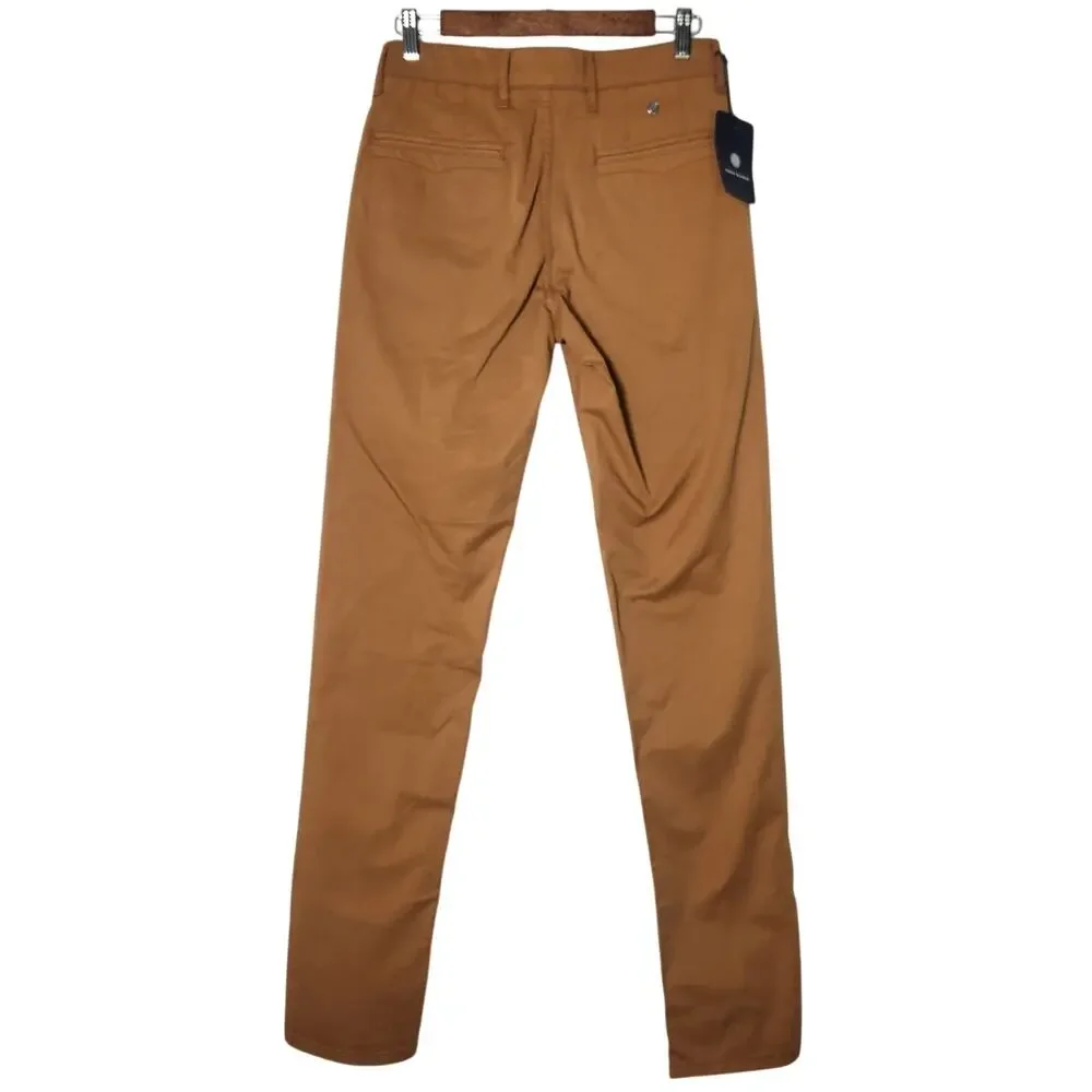 Serge‎ Blanco 702 Chino Pants 30x33 Bronze Brown Men Workwear Office Casual NEW